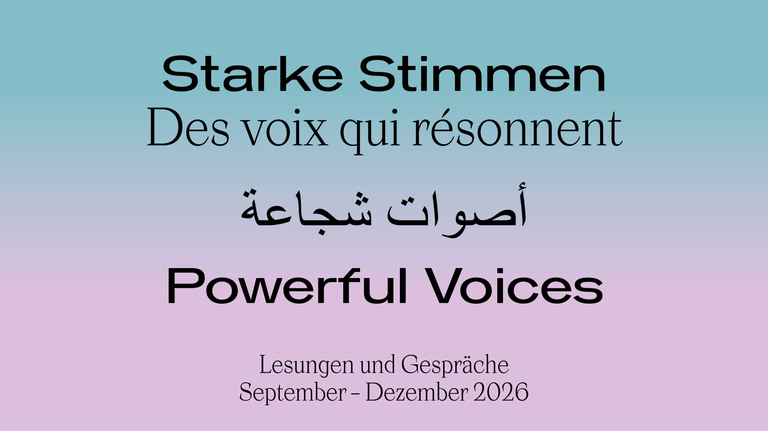 Starke Stimmen
